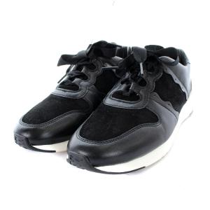COLE HAAN グランドプロ スニーカー レザー 7 24cm ブラック ゴールド色