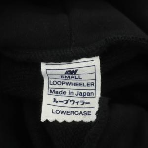 LOOPWHEELER アパルトモン Sweat Parka パーカー スウェット プルオーバー 長袖 裏パイル S 黒 ブラック