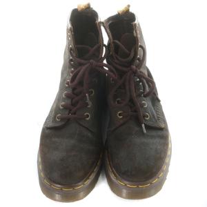 Dr.Martens 英国製 ワークブーツ スエード 8ホール 5 24cm 茶色 ブラウン