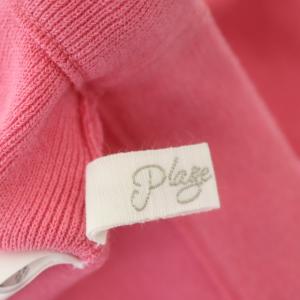 Plage 22SS CO/NY Tight SK New スカート ロング タイト ドロスト 38 ピンク