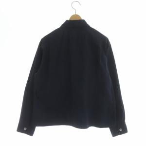 MARGARET HOWELL MAT COTTON TWILL シャツ カジュアル 長袖 2 ネイビー