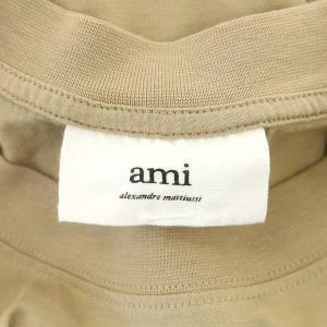AMI Alexandre Mattiussi ハート刺繍 半袖Tシャツ カットソー ベージュ