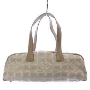 ヴィンテージ ニュートラベルライン ミニボストンバッグ ハンドバッグ ベージュ 8番台