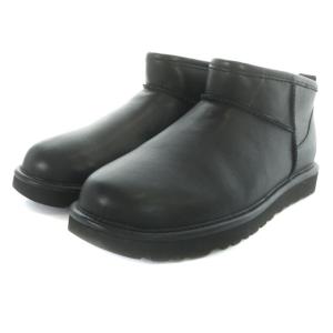 UGG australia CLASSIC ULTRA MINI LEATHER BOOTS ムートンブーツ ショート 25cm