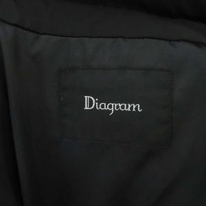Diagram GRACE CONTINENTAL ショートダウンジャケット 中綿ジャケット フォックスファー 36 ブラック