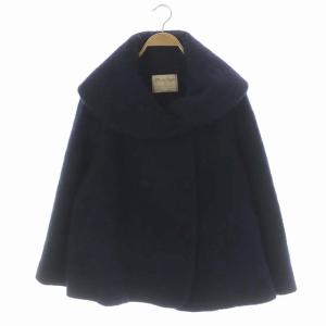 縮絨ウールショートコート 総裏地 ダブル FL5 ネイビー