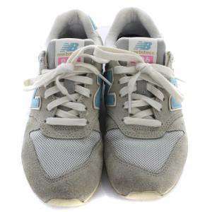New Balance WL996COL スニーカー ロゴ スエード 23cm グレー