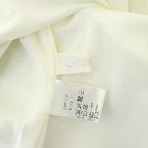 Chesty ニットフレアスカート ロング ツイード ラメ ポンポン ホワイト