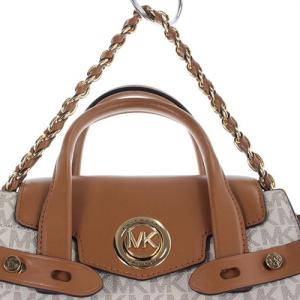 MICHAEL KORS 30T0GNMM0B CARMEN エクストラスモール フラップ バッグ 2way べージュ