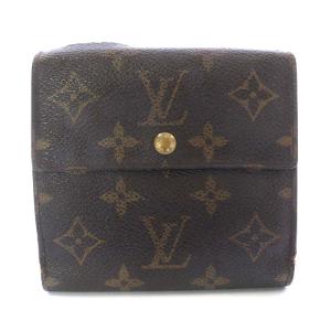 モノグラム ポルト ビエ カルト クレディ モネ Wホック 財布 三つ折り ブラウン M61647