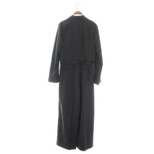 Ameri VINTAGE TAILORED ALL IN ONE テーラードオールインワン 長袖 ワイドパンツ グレー