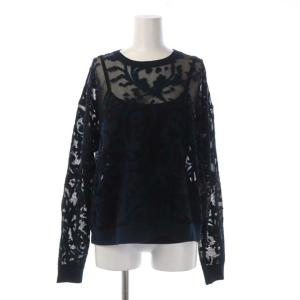 21AW DEVORER FLOWER SHEER TOP ニットトップス カットソー プルオーバー