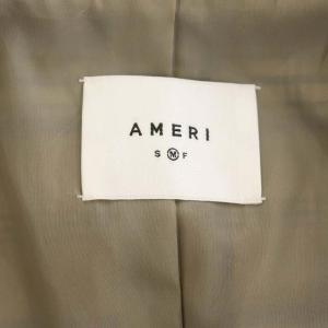 Ameri VINTAGE PASS CODE CHECK COAT トレンチコート ロング チェック ベルト付き F ベージュ 黒 ボルドー ブラック