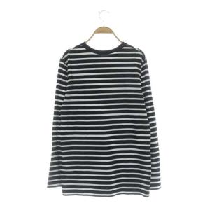 Deuxieme Classe 21AW COCO Stripe Tシャツ No5 カットソー 長袖 ボーダー 黒 白 ブラック ホワイト