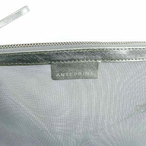 ANTEPRIMA ハンドバッグ メッシュ グレー