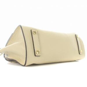 ANAYI 近年モデル 2WAY フラップ ハンドバッグ ショルダーバッグ 2way レザー アイボリー