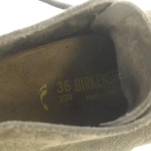 BIRKENSTOCK メイン レースアップシューズ スエード 23cm 茶 ブラウン