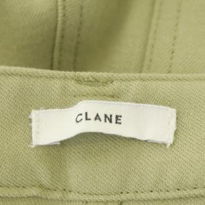 CLANE 21SS ベーシックブーツカットパンツ フレア 1 ライトカーキ
