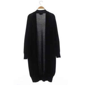 HYKE 20SS ロングカーディガン ニット 長袖 Vネック 1 ブラック