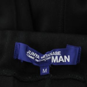 JUNYA WATANABE MAN AD2017 サイドラインジャージパンツ イージー テーパード M ブラック