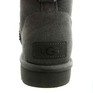 UGG australia CLASSIC MINI II ムートンブーツ ショートブーツ 24cm グレー