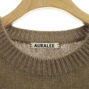 AURALEE 20AW BABY CASHMERE KNIT P/O 0 モカ