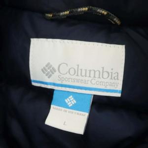 Columbia マーカムピークジャケット ジップアップ フード付き フェイクファー L 紺 ネイビー