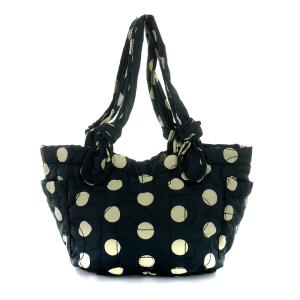 MARC by MARC JACOBS ハンドバッグ ドット柄 ナイロン 紺 ネイビー 白 ホワイト