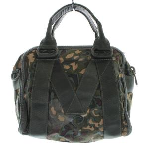 MARC by MARC JACOBS ショルダーバッグ ハンドバッグ 2way カモフラ ロゴ 緑 カーキ