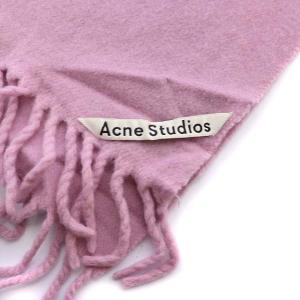 Acne Studios ウールフリンジストール ピンク