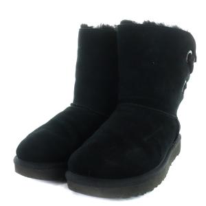 CUSTOMIZABLE BAILEY BOW SHORT ショートブーツ ムートンブーツ 23cm 黒 ブラック 1098075W