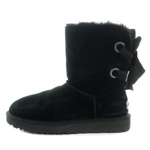 UGG australia CUSTOMIZABLE BAILEY BOW SHORT ショートブーツ ムートンブーツ 23cm 黒 ブラック 1098075W