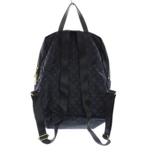 russet モノグラム リュックサック バッグ ナイロン 紺 ネイビー