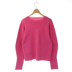 ADORE 21AW ドライストレッチ プルオーバー ニット カットソー 長袖 38 ピンク