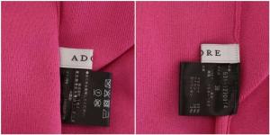ADORE 21AW ドライストレッチ プルオーバー ニット カットソー 長袖 38 ピンク