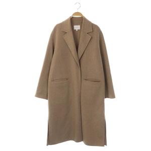 ビーバーテーラードコート アウター ロング S ベージュ