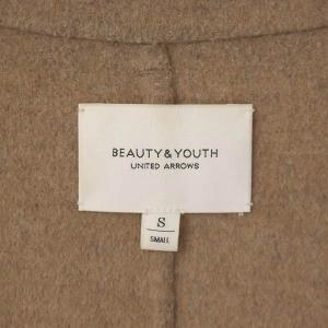 BEAUTY&YOUTH UNITED ARROWS ビーバーテーラードコート アウター ロング S ベージュ