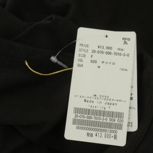 Deuxieme Classe 20AW Layering Tシャツ カットソー 長袖 クルーネック F ブラウン