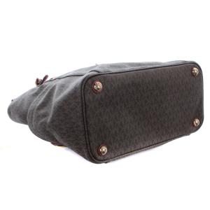 MICHAEL KORS トートバッグ ハンドバッグ スカーフ付き レザー 茶色 ブラウン