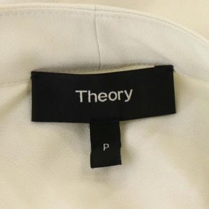 Theory KIMLY S ブラウス 長袖 プルオーバー リボン オフホワイト