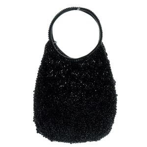 ANTEPRIMA ハンドバッグ フラワーモチーフ ワイヤー 黒 ブラック