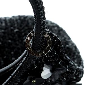 ANTEPRIMA ハンドバッグ フラワーモチーフ ワイヤー 黒 ブラック