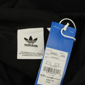 adidas Originals ビッグ トレフォイル アウトライン パーカー フーディ プルオーバー ブラック ホワイト