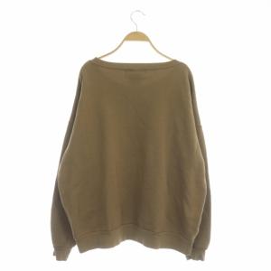 REMI RELIEF 20SS T/CウラケSweat プルオーバー アパルトモン取扱い トレーナー スウェット 長袖 F キャメル