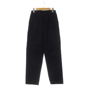 WASHED CHINO COTTON パンツ サイドベルト タック 1 紺 ネイビー