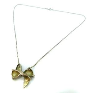 TIFFANY&Co. ネックレス リボン 925 SV シルバー