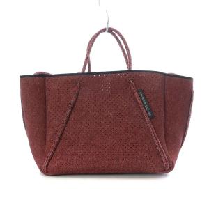 STATE OF ESCAPE PETITE GUISE トートバッグ 2way ネオプレン ボルドー ポーチ付き
