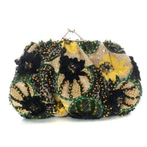 JAMIN PUECH ショルダーバッグ ワンショルダー ビジュー 刺繍 フラワーモチーフ スパンコール マルチカラー