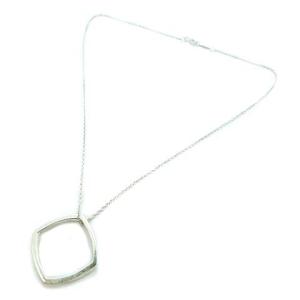 TIFFANY&Co. オープンスクエア ネックレス ペンダント 925 シルバー
