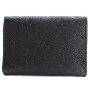 LOUIS VUITTON モノグラム アンプラント アンヴェロップ カルト カードケース 黒